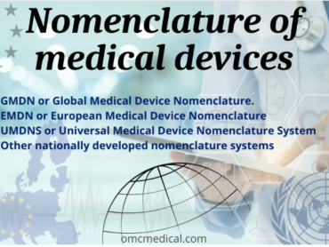 Nomenclature of Medical Devices