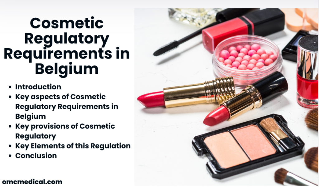Cosmetic Regulatory Requirements in Belgium